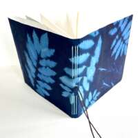 Blue Leaf Cyanotype Watercolour Softcover Sketchbook thumbnail