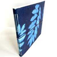 Blue Leaf Cyanotype Watercolour Softcover Sketchbook thumbnail