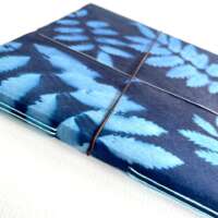 Blue Leaf Cyanotype Watercolour Softcover Sketchbook thumbnail