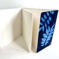 Blue Leaf Cyanotype Watercolour Softcover Sketchbook thumbnail
