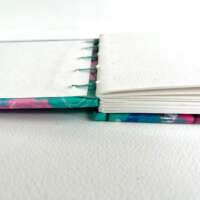 Square Pink Green & Blue Abstract Watercolour Sketchbook thumbnail