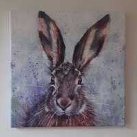 Brown Hare Canvas Print thumbnail