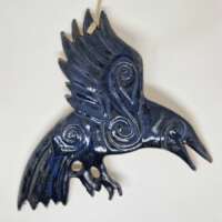 Celtic Raven Wall Hanging thumbnail