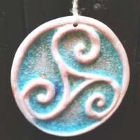 Hanging Celtic Triskel Decoration thumbnail