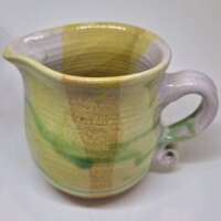 Lemon Yellow and Blue Jug thumbnail