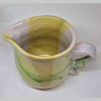 Lemon Yellow and Blue Jug thumbnail
