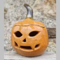 Halloween Pumpkin Tealight Holder thumbnail