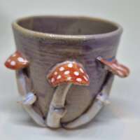 Purple Toadstool Pot thumbnail