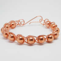 Natural Copper Beaded Bracelet thumbnail