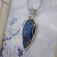 Blue Ocean Pendant with Labradorite thumbnail