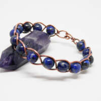 Braided Lapis Lazuli Bracelet thumbnail