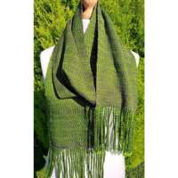 Purple and Green Lightweight Scarf thumbnail