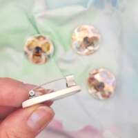 Porcelain Pink Bee Brooch thumbnail