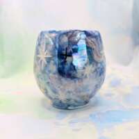 Porcelain Blue Moon and Stars Mug thumbnail