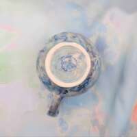 Porcelain Blue Moon and Stars Mug thumbnail