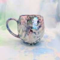 Porcelain Multi Coloured Vine Mug thumbnail