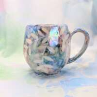 Porcelain Multi Coloured Vine Mug thumbnail