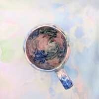 Porcelain Multi Coloured Vine Mug thumbnail