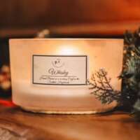 Candles from the Croft 50cl Tri Wick Glass Candle thumbnail
