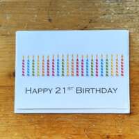 21st Birthday Card thumbnail