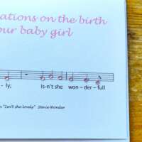 Baby Girl Music Card thumbnail