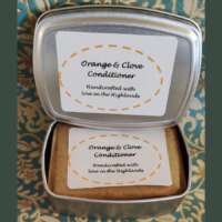 Orange & Clove Solid Conditioner in a tin thumbnail