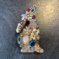 Gazing Hare Jewelled Ornament thumbnail