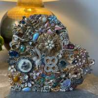 Large Heart Jewelled Ornament thumbnail