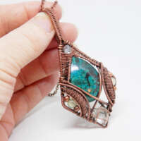 Wire Wrapped 'Elven' Style Necklace thumbnail