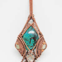 Wire Wrapped 'Elven' Style Necklace thumbnail