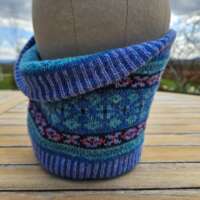 Blue Toon Marble Gem Coull Cowl thumbnail