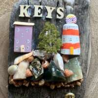 Cottage and Lighthouse Key Holder thumbnail