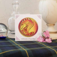 Celtic Knot Dragon Greeting Card thumbnail