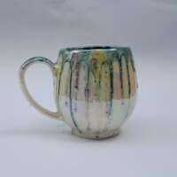 Porcelain Mug with Watercolour Drip thumbnail
