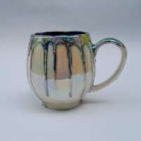 Porcelain Mug with Watercolour Drip thumbnail