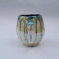 Porcelain Mug with Watercolour Drip thumbnail