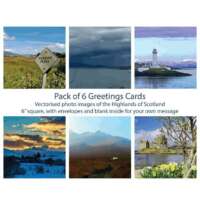 Pack of 6 Colour Vectorised Photo Note Cards thumbnail