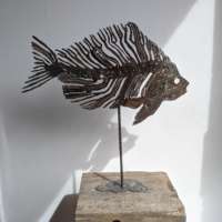 Fossil Fish Sculpture thumbnail