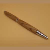 Slimline Elm Wood and Chrome Pen thumbnail