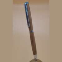 Slimline Elm Wood and Chrome Pen thumbnail