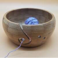 Elm Yarn Bowl with Personalisation thumbnail