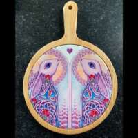 Celtic Hare Wooden Cheeseboard thumbnail
