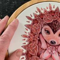 Celtic Hedgehog Wooden Cheeseboard thumbnail
