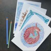Celtic Otter A5 Sketchbook thumbnail