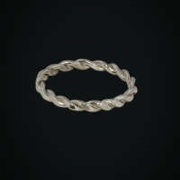 Let's Twist Silver Ring thumbnail
