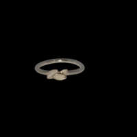Three Silver Leaves Ring thumbnail