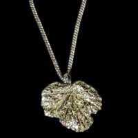 Silver Scottish Nettle Leaf Pendant thumbnail