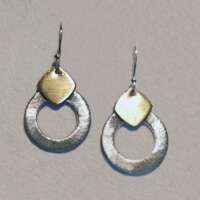 Squares and Rings Earrings thumbnail