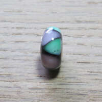 Green and Lilac Glass Bead thumbnail