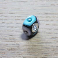 Blue and White Glass Bead thumbnail
